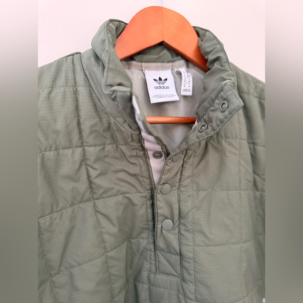 Adidas Quilted Primaloft Pullover Jacket - Size M… - image 3